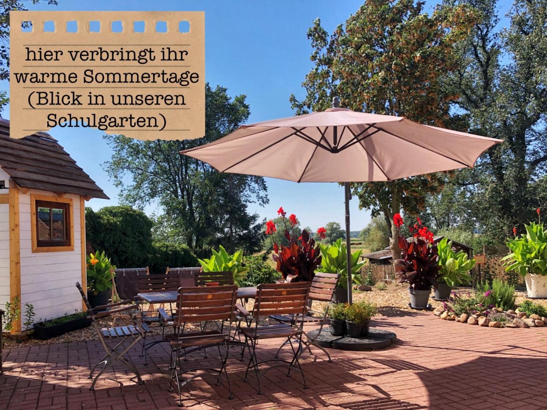 Alte Schule Wittenberg, 3 Ferienwohnungen Fuer Bis Zu 12 Personen, An Der Elbe, Mit Garten Exterior photo